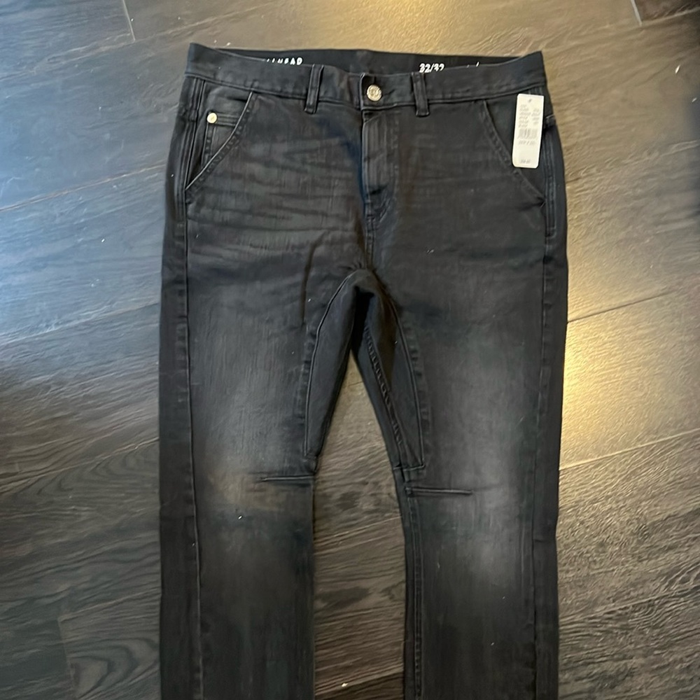 Bullhead denim co. Charcoal men's jeans slim skinny fit